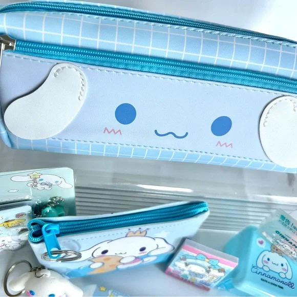 🩵(CIN308) Cinnamoroll Adorable 8-Piece Pencil Case Bundle! - Picture 2 of 10